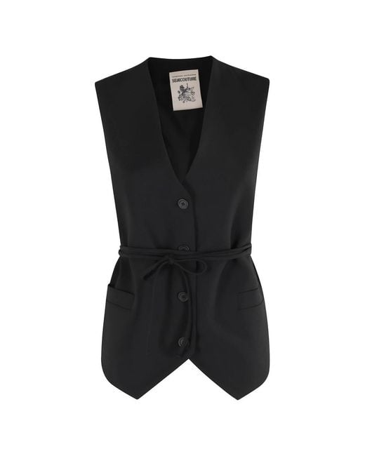 Semicouture Vests in het Black
