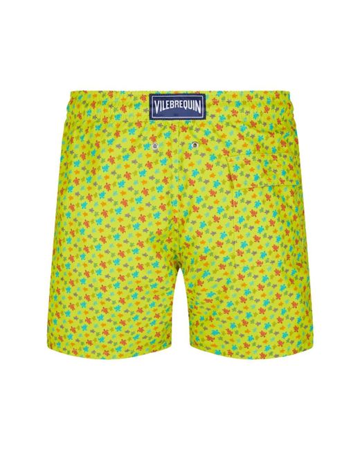 Vilebrequin Moorea Zwemshorts in het Yellow voor heren