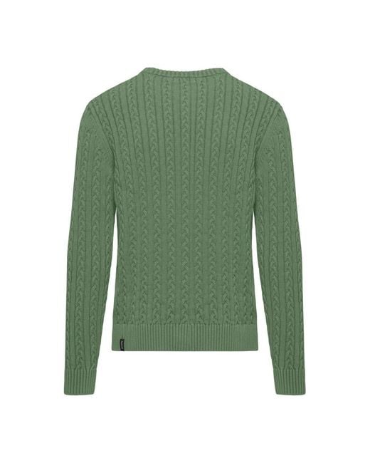Bomboogie Green Round-Neck Knitwear for men