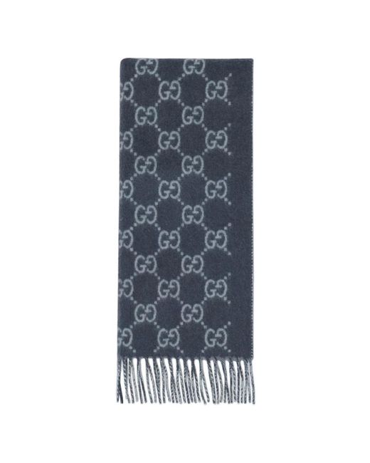 Gucci Winter Scarves in het Blue voor heren