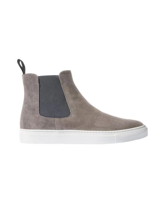Scarosso Gray Chelsea Boots for men