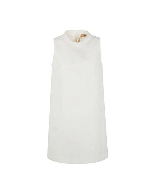 N°21 White Short Dresses