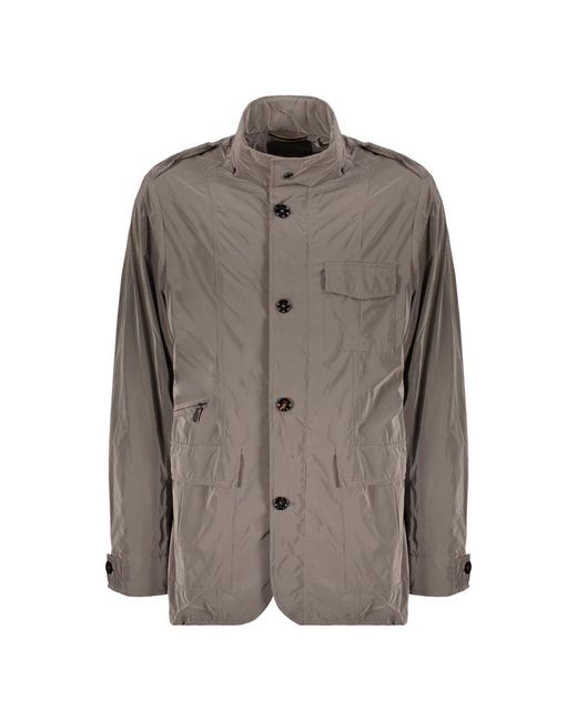 Moorer Brown Light Jackets for men