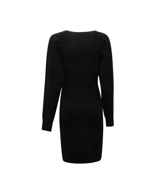 Max Mara Black Knitted Dresses
