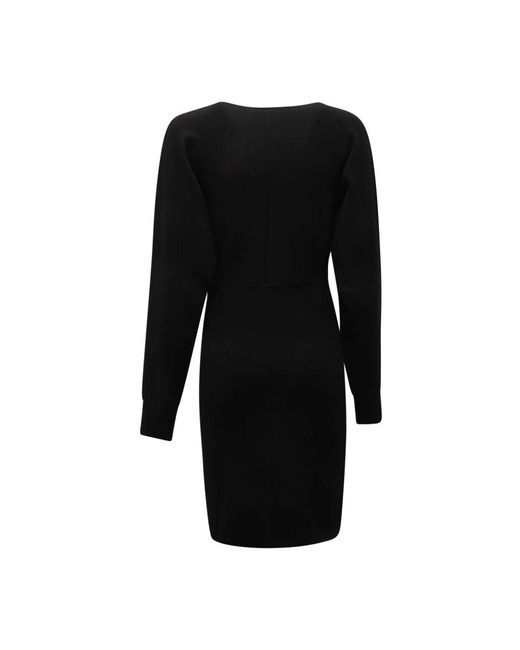 Max Mara Kleedjes ,Zwart ,Gebreide Jurk Rodi Studio Stijl in het Black