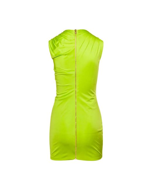Versace Green Short Dresses
