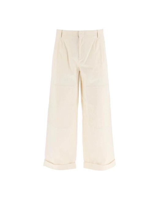 Etro Broeken ,Wit ,Pantalone in het Natural