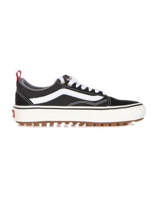 Vans Blue Schwarz/weißer low-top sneaker mit primaloft®-polsterung