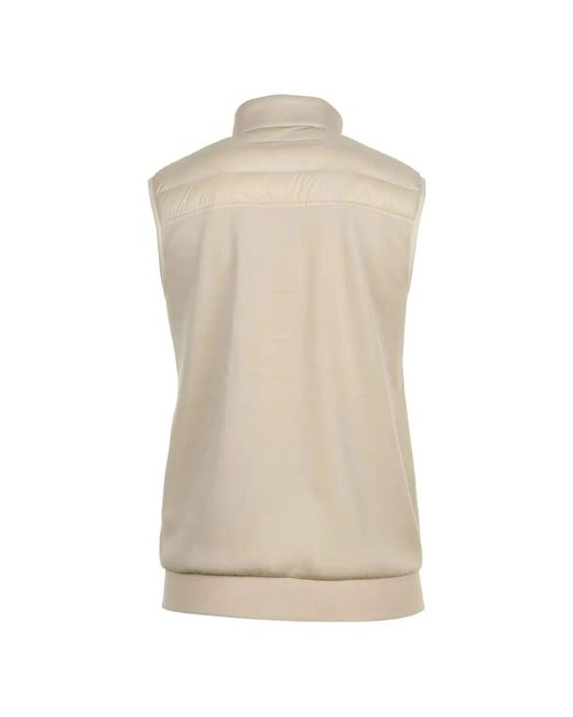 Tommy Hilfiger Sandalwood Mix Media Vest in Natural für Herren