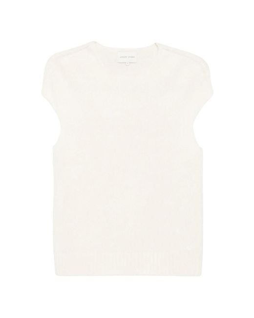 Loulou de Saison White Round-Neck Knitwear