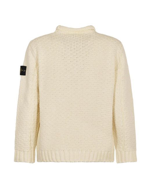 Stone Island Turtlenecks in het Natural voor heren