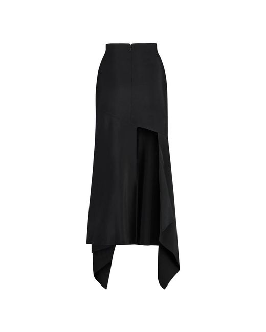 Mugler Black Midi Skirts