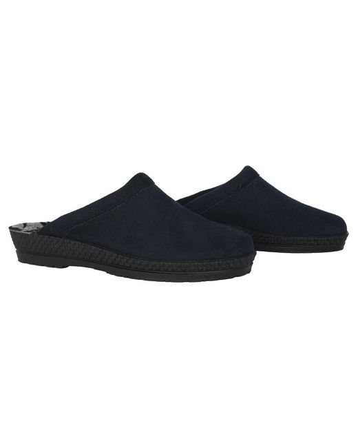 Rohde Schoenen ,Blauw ,Suède Blauwe Outdoor Klomp Voor Vrouwen in het Black