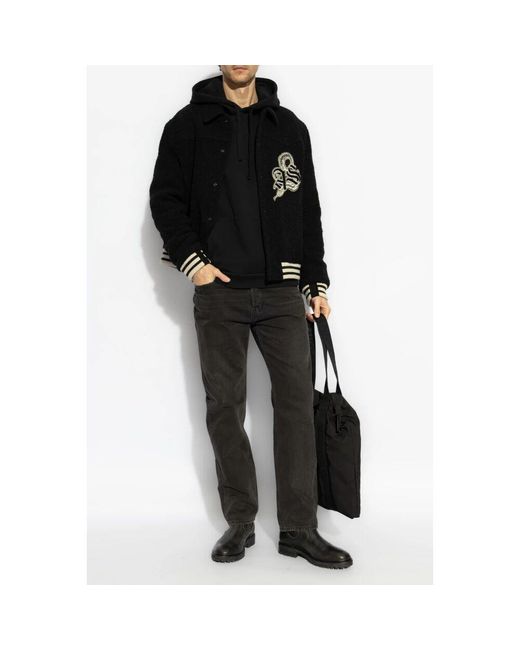 AllSaints Black Bomber Jackets for men