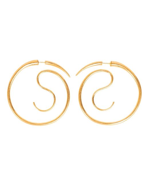 Earrings Panconesi de color Metallic