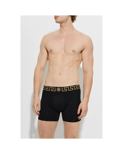 Bottoms Versace de hombre de color Black