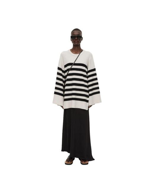Round-Neck Knitwear By Malene Birger de color Black