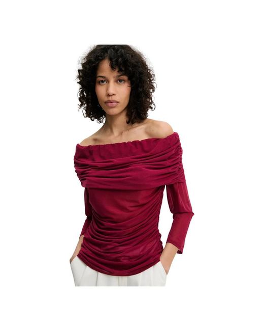 Never Fully Dressed Diaz Blouse in het Red