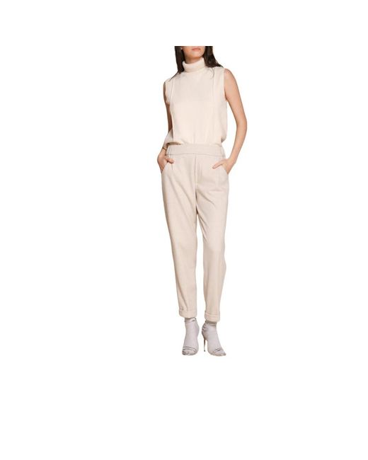 Mason's Natural Straight Trousers