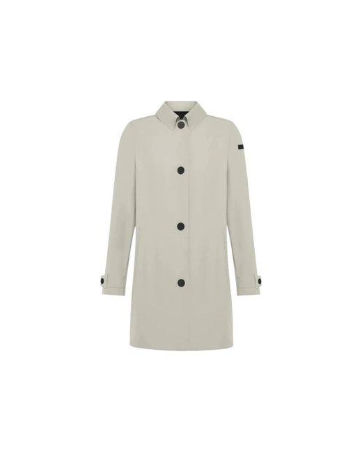 Single-Breasted Coats Rrd de color Natural