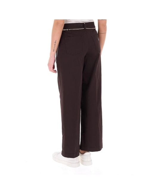 Liu Jo Brown Wide Trousers