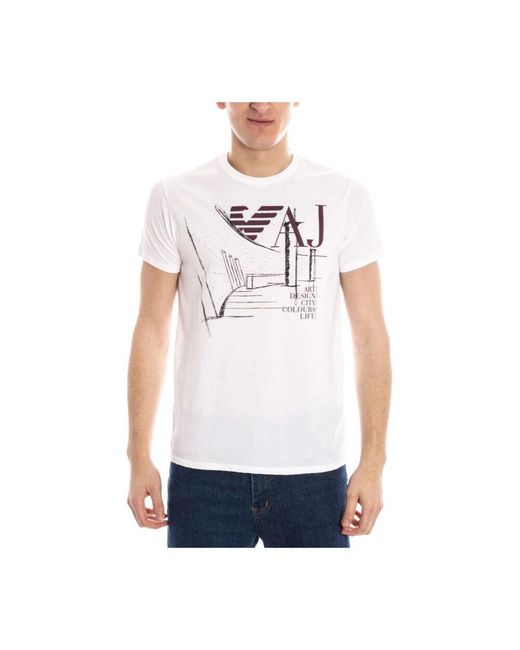 Armani Jeans Weißer A6H76Babianco Stilvoll in White für Herren