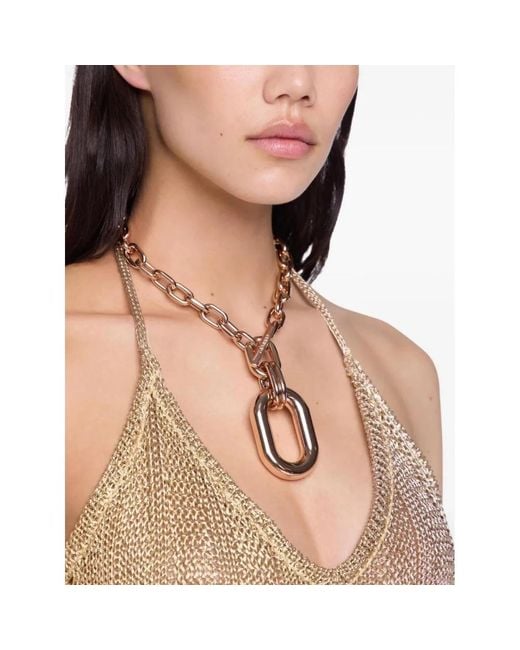 Necklaces Rabanne de color Yellow