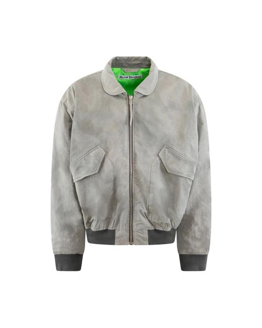 Acne Gray Bomber Jackets for men