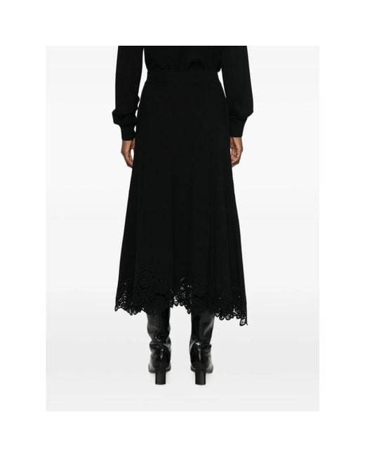 Zimmermann Black Midi Skirts