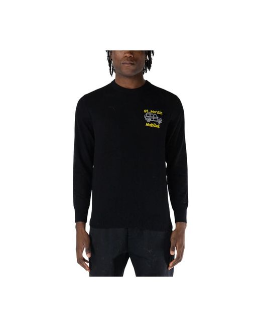 Mc2 Saint Barth Black Sweatshirts for men