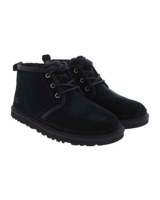 Ugg Black Lace-Up Boots
