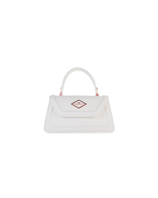 Elizabeth mini bianco borsa eco-friendly di Alexander Smith in White