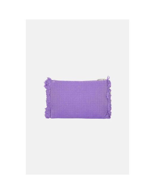 FK Purple Baumwolltasche Mit Gesticktem Logo