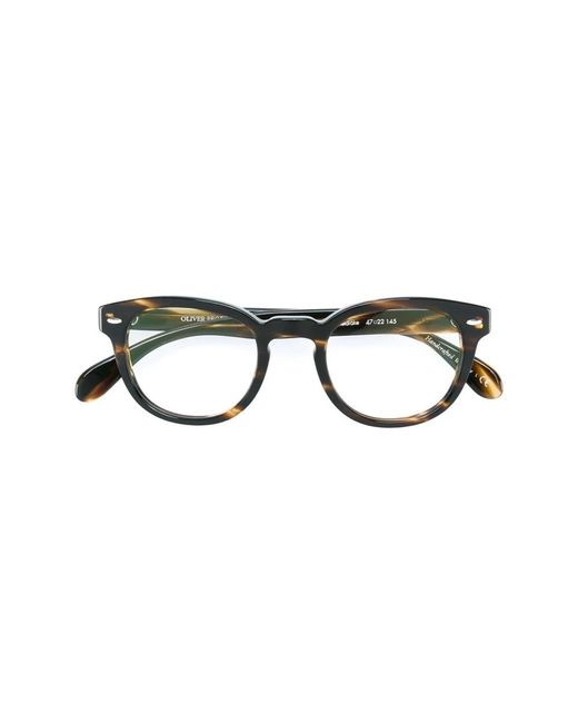 Oliver Peoples Black Sheldrake Optical Frame