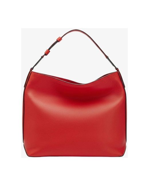 Lancel Red Shoulder Bags