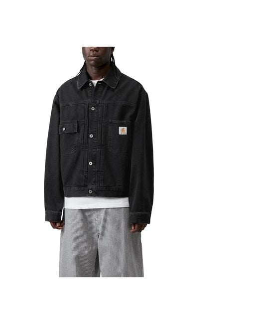 Carhartt Black Denim Jackets for men