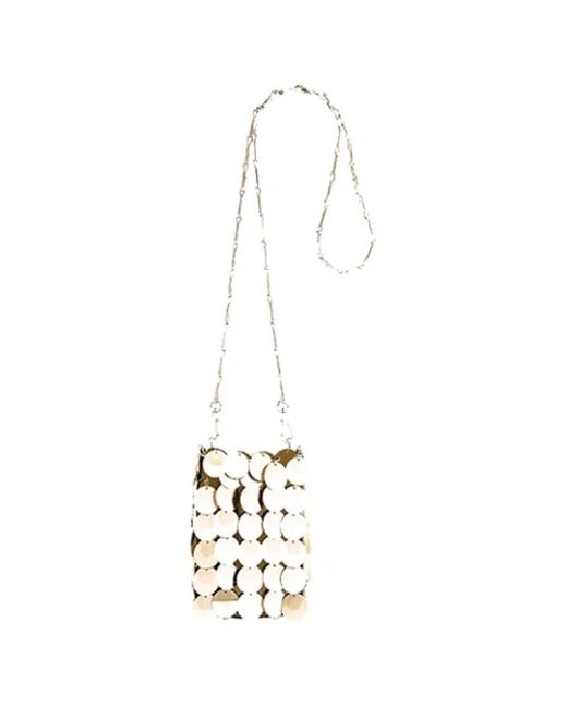 Rabanne Metallic Cross Body Bags