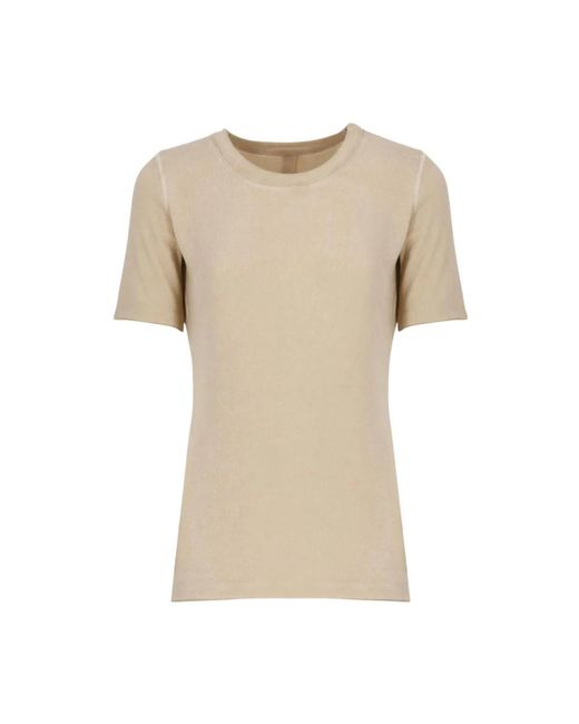 Uma Wang T-Shirts in het Natural