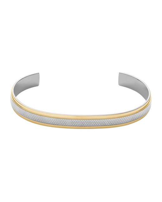 Bracelets di Fossil in Metallic da Uomo