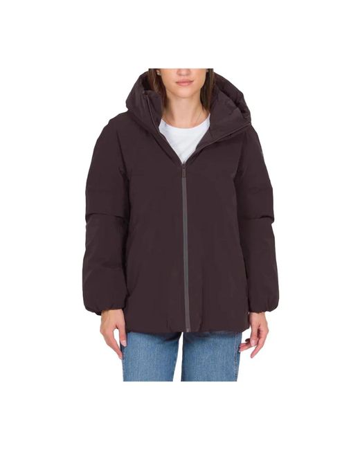 Rrd Jassen ,Rood ,Leer Montecristo Parka in het Blue