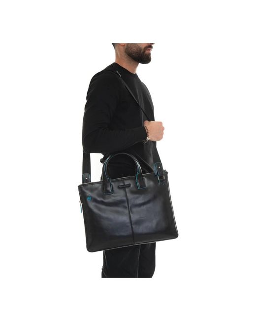 Bags > tote bags Piquadro pour homme en coloris Black