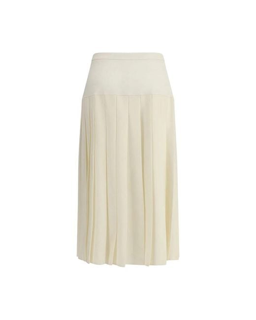 Midi Skirts Alessandra Rich en coloris Natural
