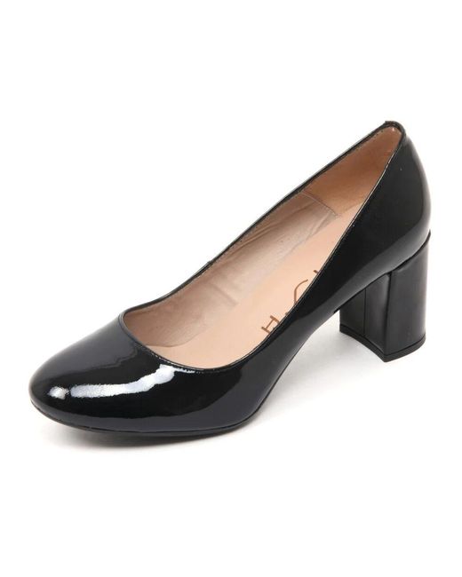 Unisa Black Schwarze Lackleder High Heels