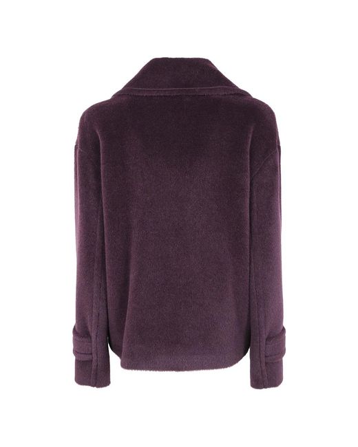 Double-Breasted Coats Tagliatore de color Purple