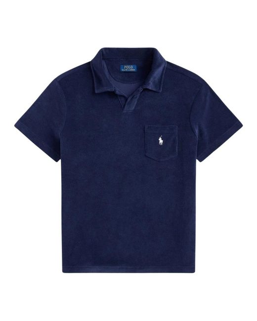 Ralph Lauren Blue Polo Shirts for men