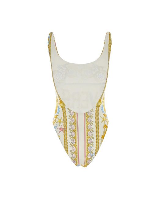 One-Piece Versace en coloris Yellow