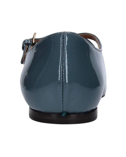 A. BOCCA Blue Flache Schuhe Blau