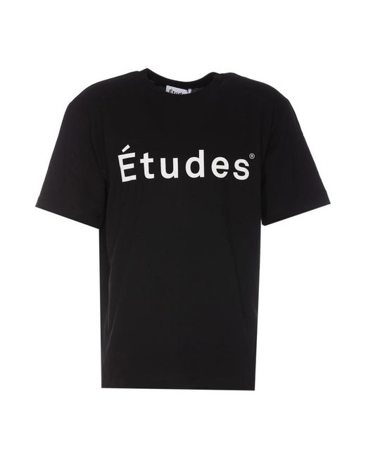Etudes Studio Black T-Shirts for men