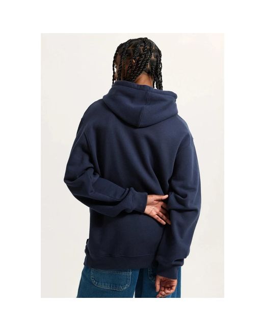 Vans Hoodies & Sweatvesten ,Blauw ,Katoen Left Chest Ii Loose Po in het Blue voor heren