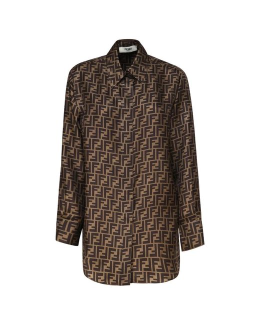 Fendi Brown Shirts